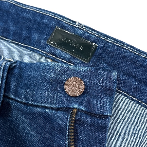 MOTHER Women's Blue Flare Jeans - Picture 7 of 11